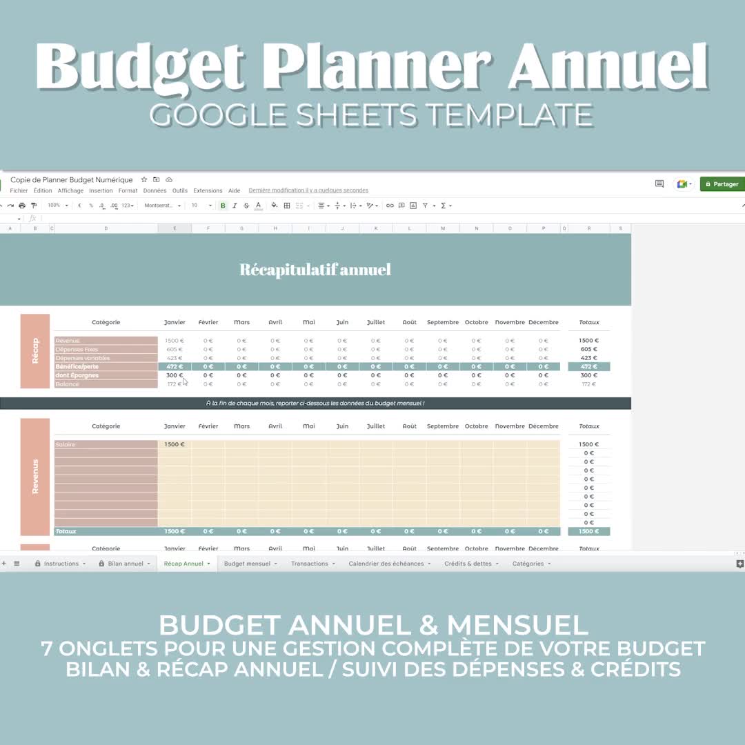 Mon fichier Excel pour gérer votre budget (à télécharger !) – Make you happy