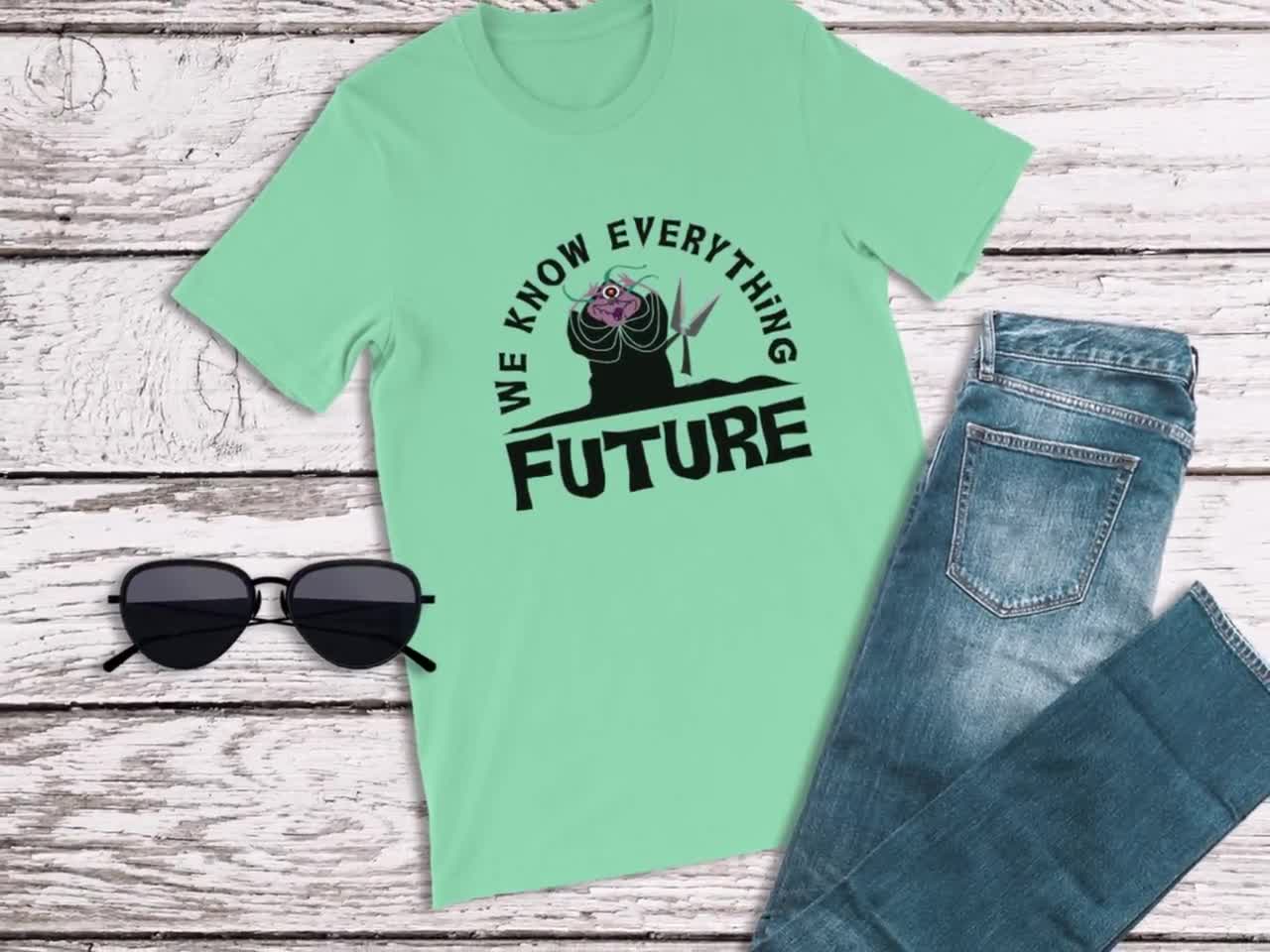 Camiseta de Hércules, Sabemos todo sobre el futuro, Camiseta de Átropos, Camisetas de Las Tres Parcas, Camiseta de Villanos de Disney, Camiseta de Halloween, Disfraz de bruja video poster