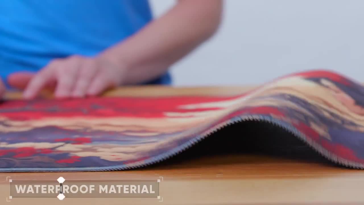 Alfombrilla Premium Para MTG Con Zonas Y Bolsa Impermeable | 60x35 Cm Para Juegos De Cartas