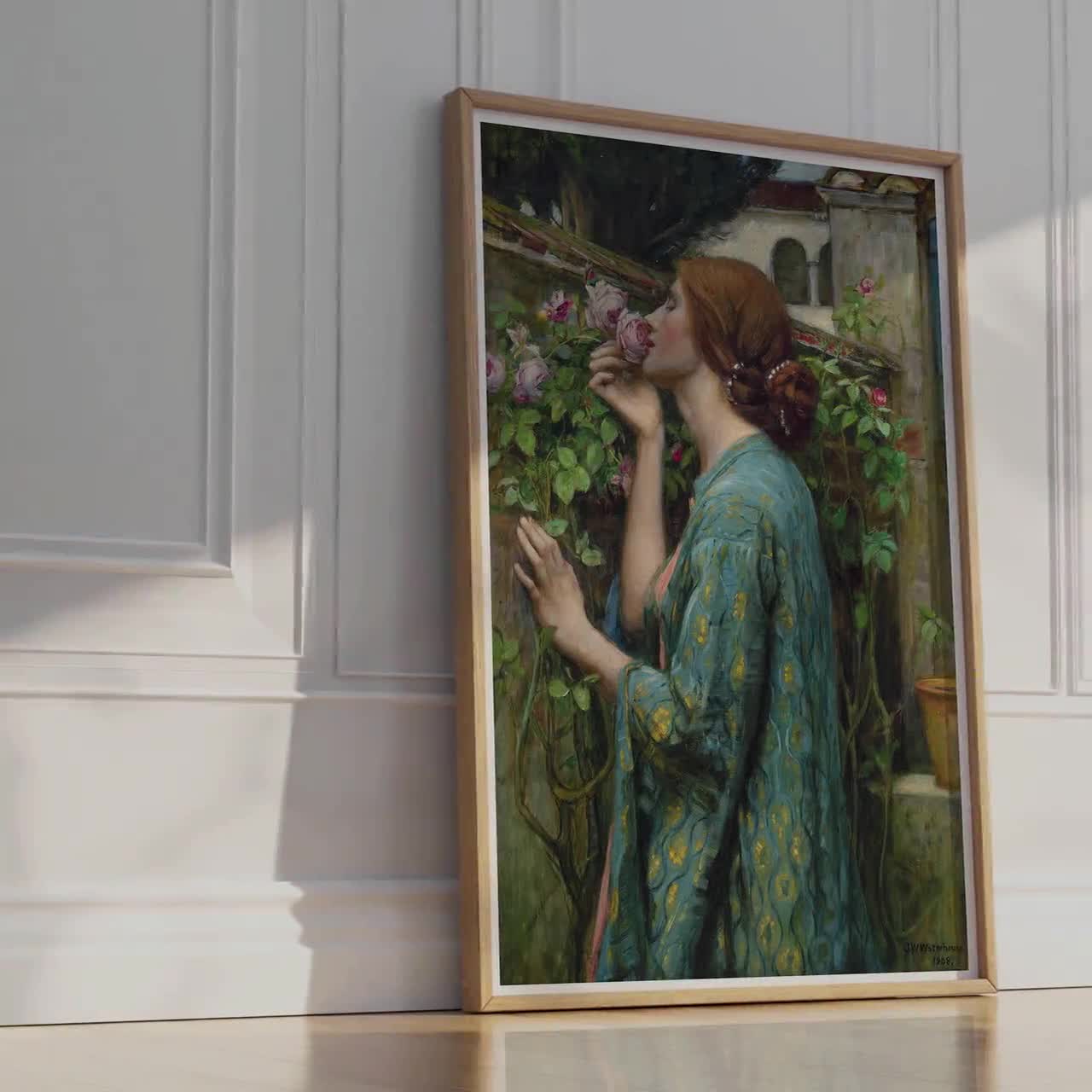 ジョン・ウィリアム・ウォーターハウス - 薔薇の魂 - ラファエル前派の