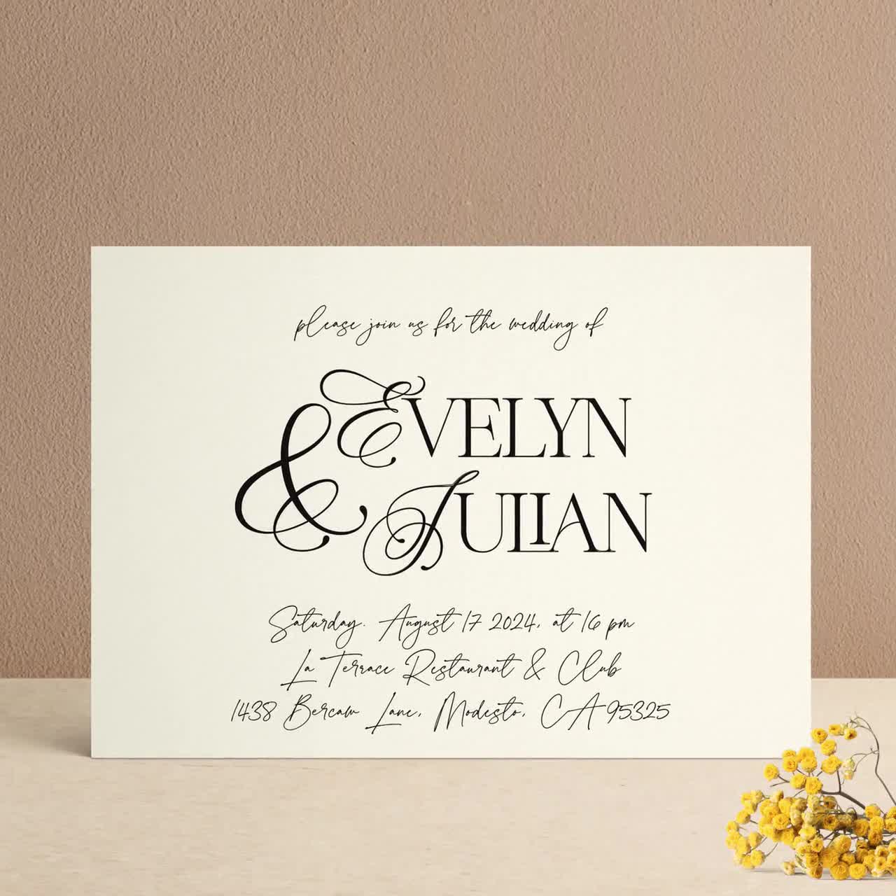 Modern Save the Dates for Wedding, Vellum Wedding Save the Date  Invitations, Gold Save the Dates for Weddings Personalized, Rose Gold  Invite 