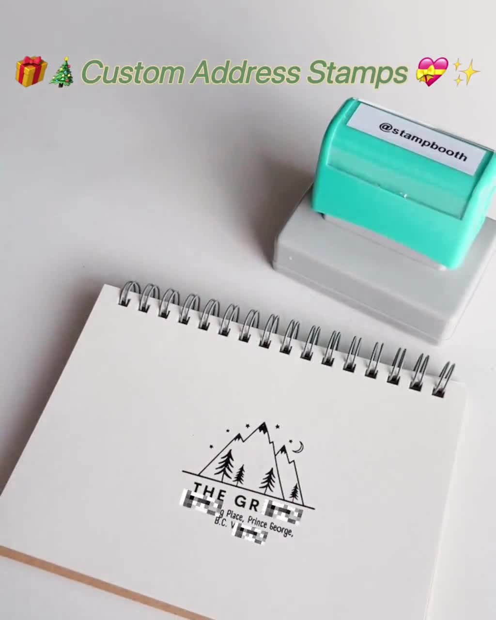 Self Inking Home Address Stamp Self Inking Stamp Custom Return Address  Stamp SELF-INKING Personalized Rubber Stamps Custom Address Stamper 