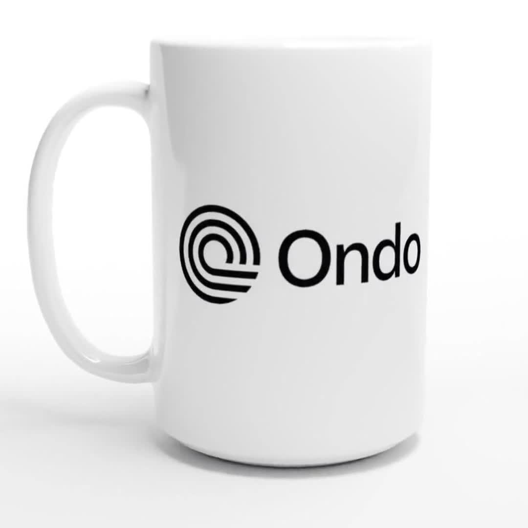 ONDO Crypto Coin Mug : tasse à café en céramique pour les commerçants de la  blockchain