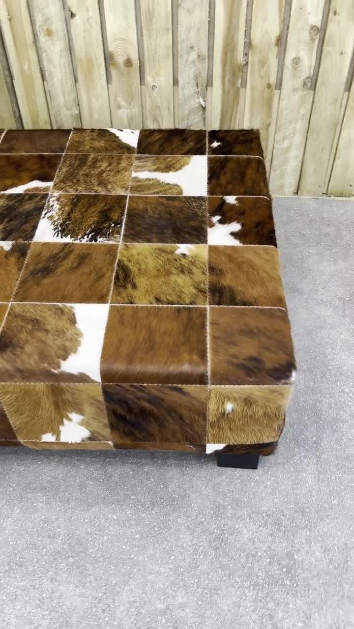 Cowhide ottoman store ikea