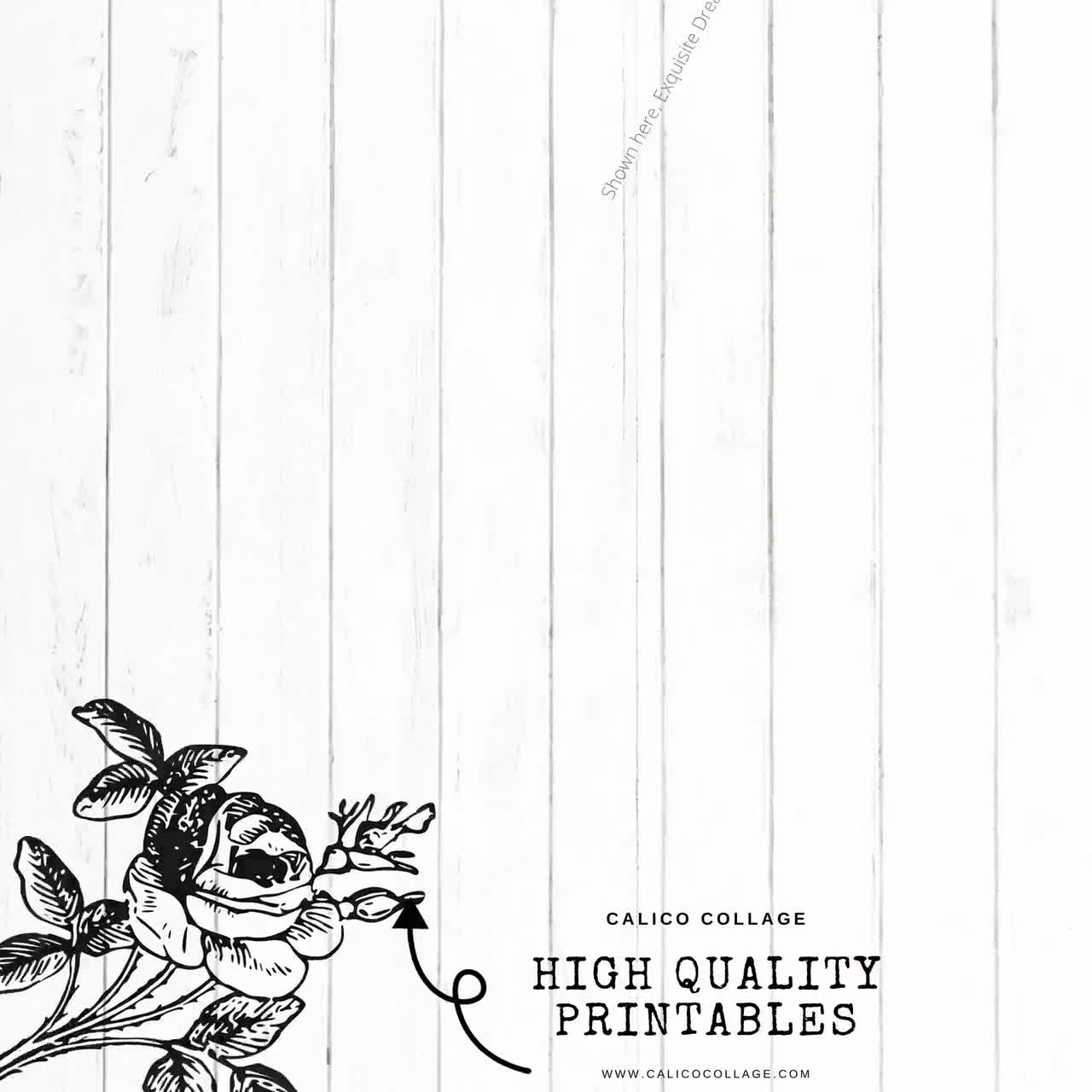 Unicorn Junk Journal Kit, Junk Journal Printable Ephemera, Unicorn Ephemera, Digital Download Collage Sheet Scrapbook Ephemera Pack video poster