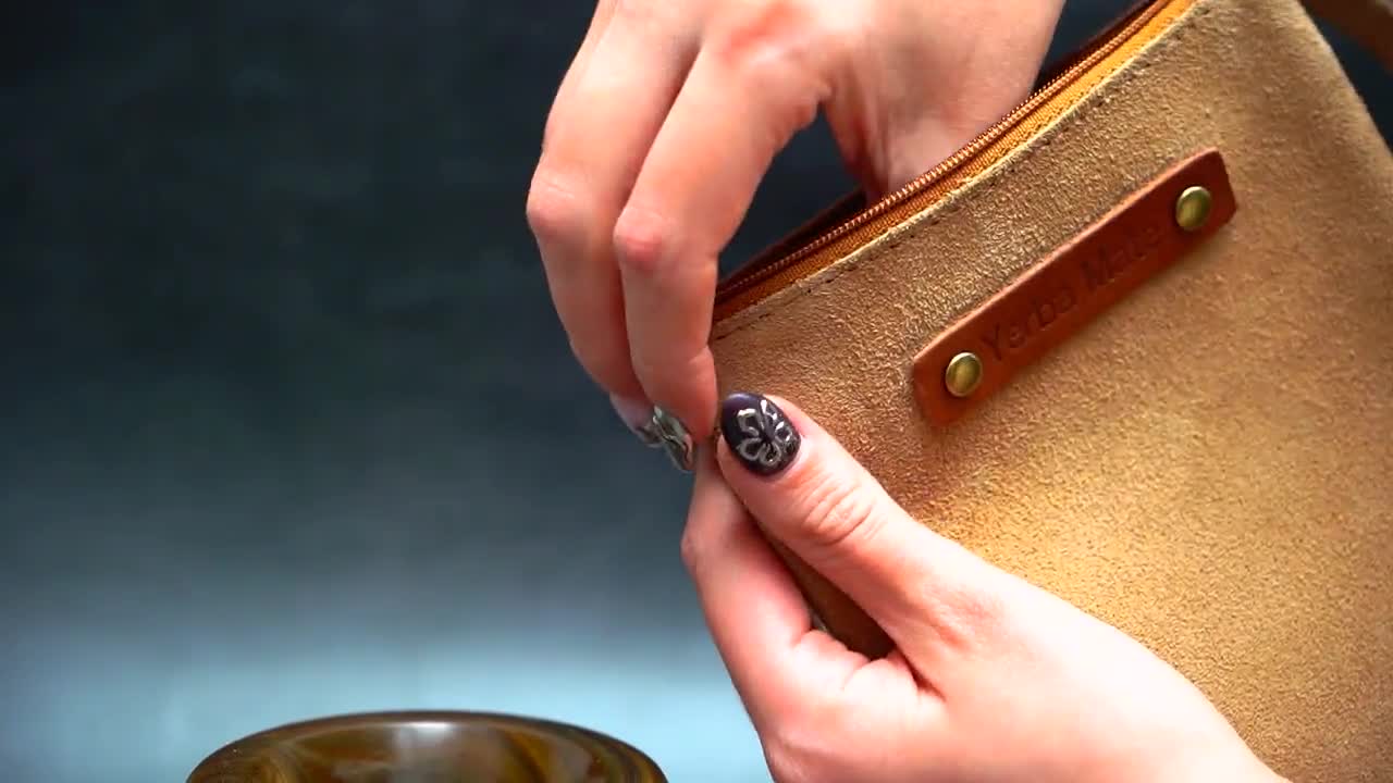 マテ茶容器、マテ茶のひょうたん型レザーアクセサリー - Etsy 日本
