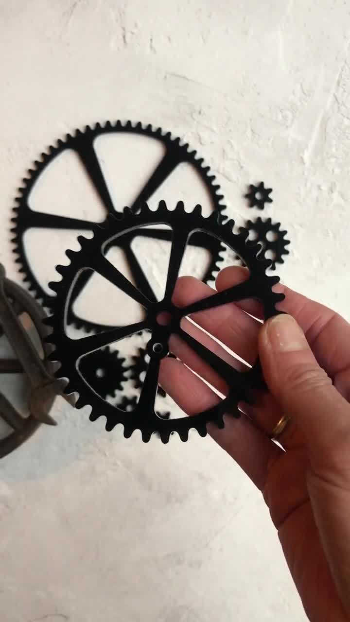 Fermaglio Capelli Steampunk Con Ingranaggi - Stile Vittoriano, In Ottone - Foto 9