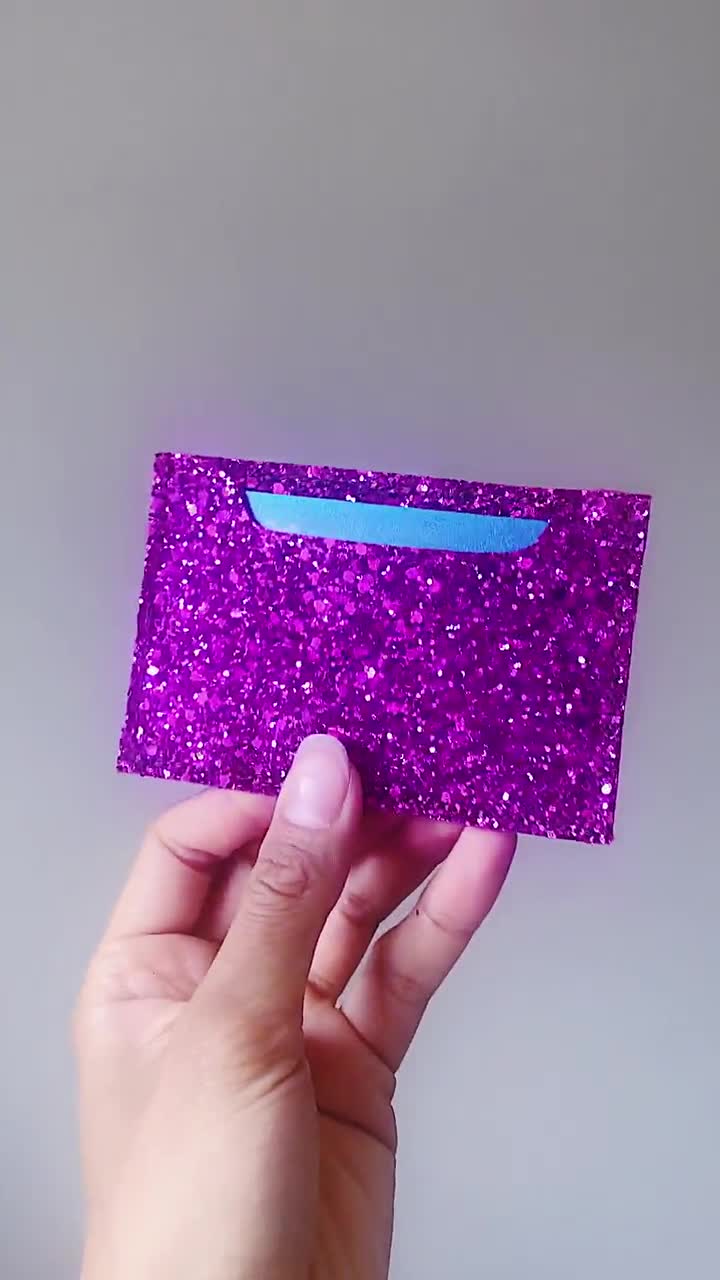 Easy and beautiful foam craft, How to make a small bag with glitter foam in  5 minutes - YouTube