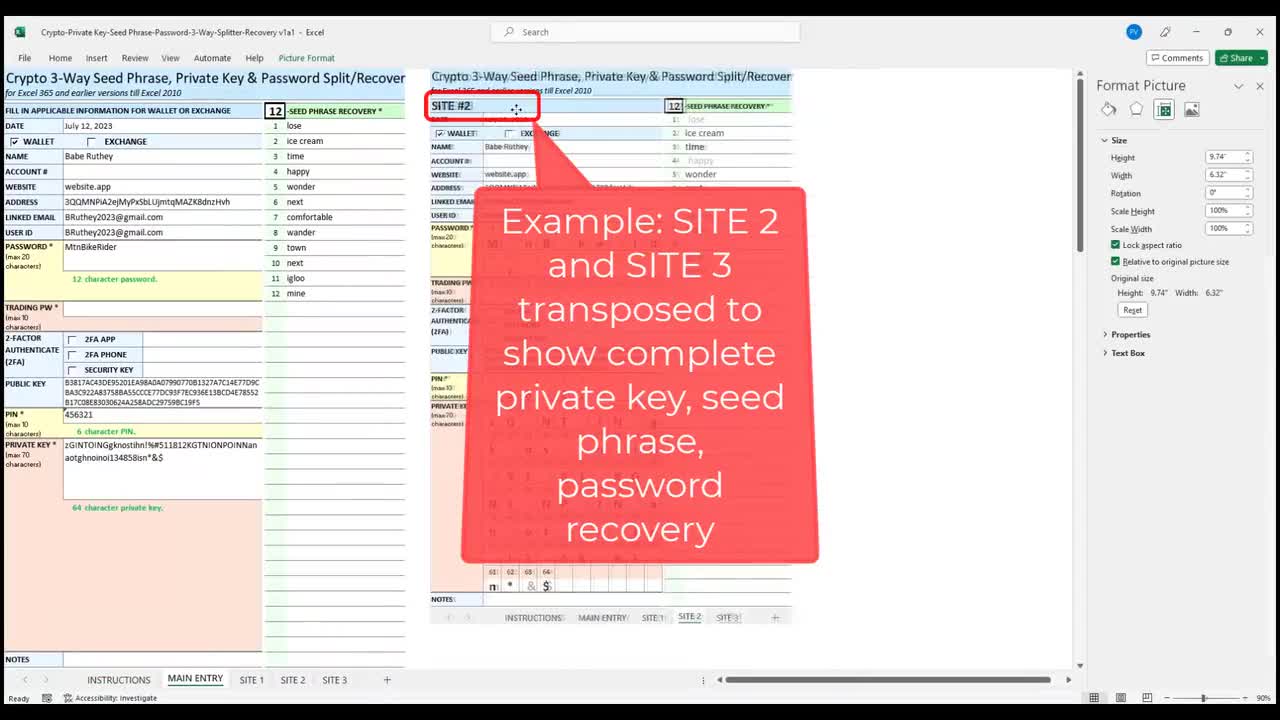 Crypto Password Keeper Hidden Printable Password Tracker Password Secure  Password For Crypto Password Protect Recover Hide Password Restore