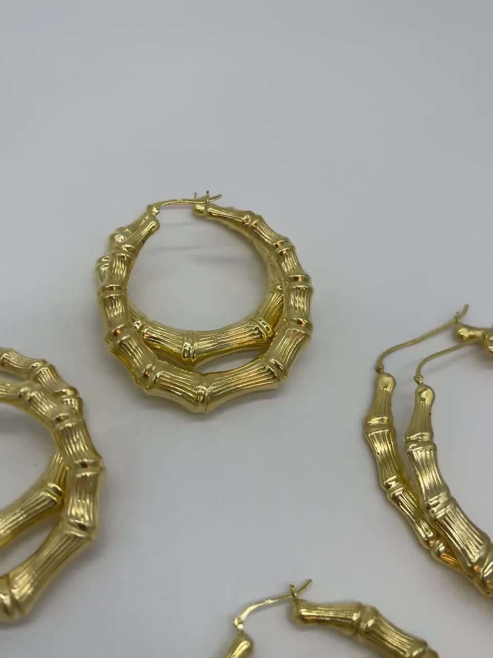 Bamboo Hoops- Gold, NASI SILVER