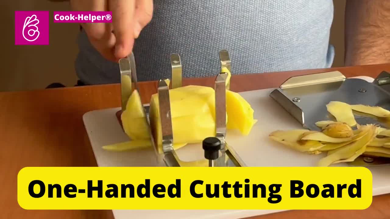 One-handed Cutting Board. Adaptive Kitchen Equipment. HELPFUL for
