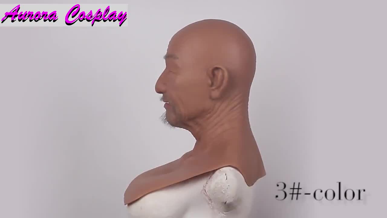 Old Man Prune Hyper Realistic Silicone Mask Cosplay Disguise -  日本