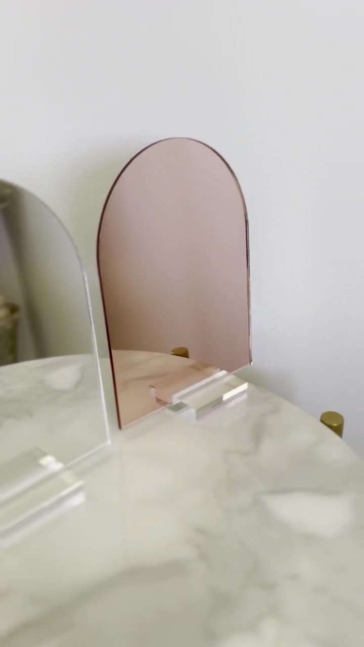 Gold, Silver or Rose Gold Mirror Acrylic Blank Stock Sheet Lucite