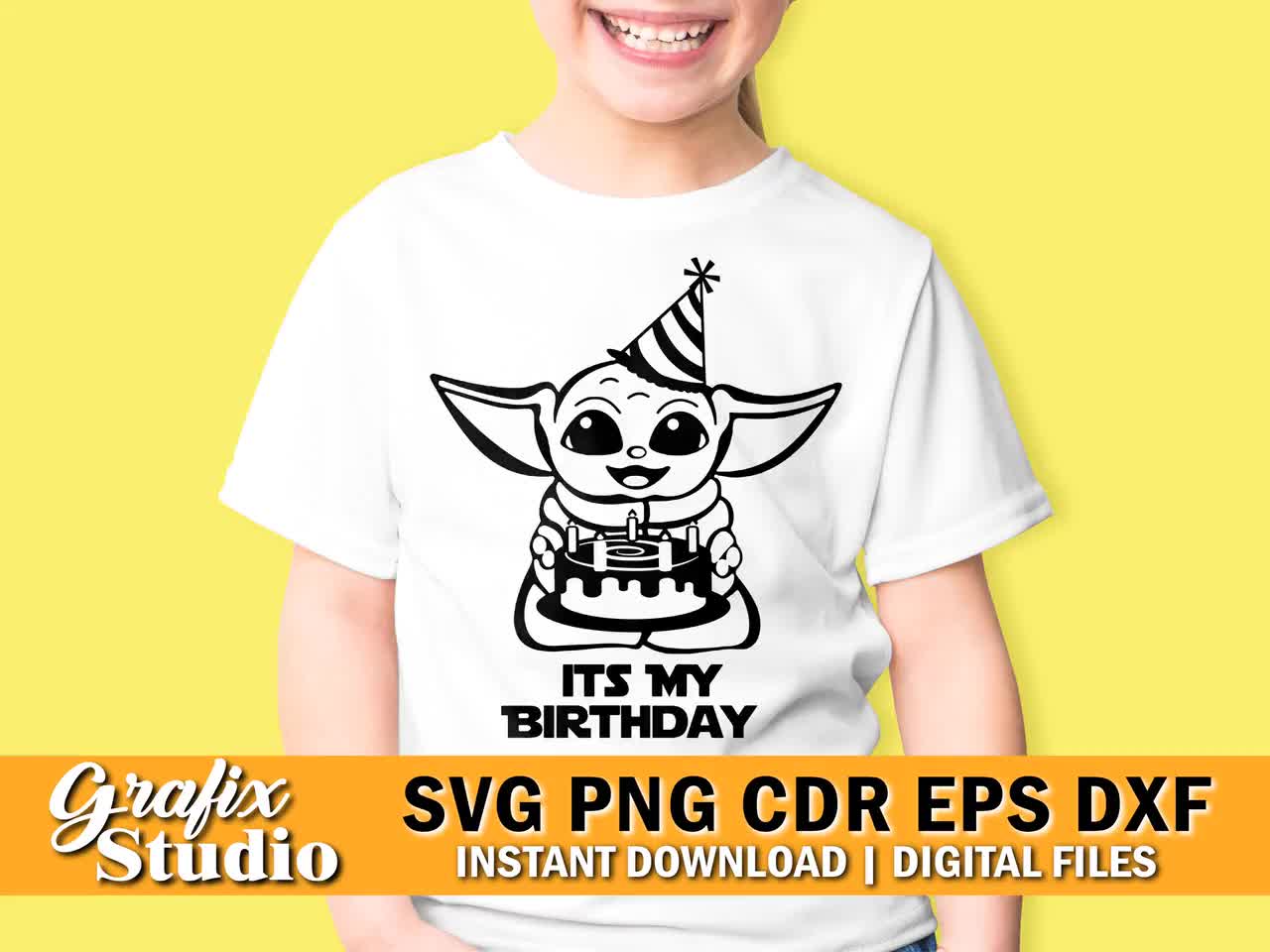 Baby Yoda svg Star Wars Baby Yoda Standing digital printable shirt svg