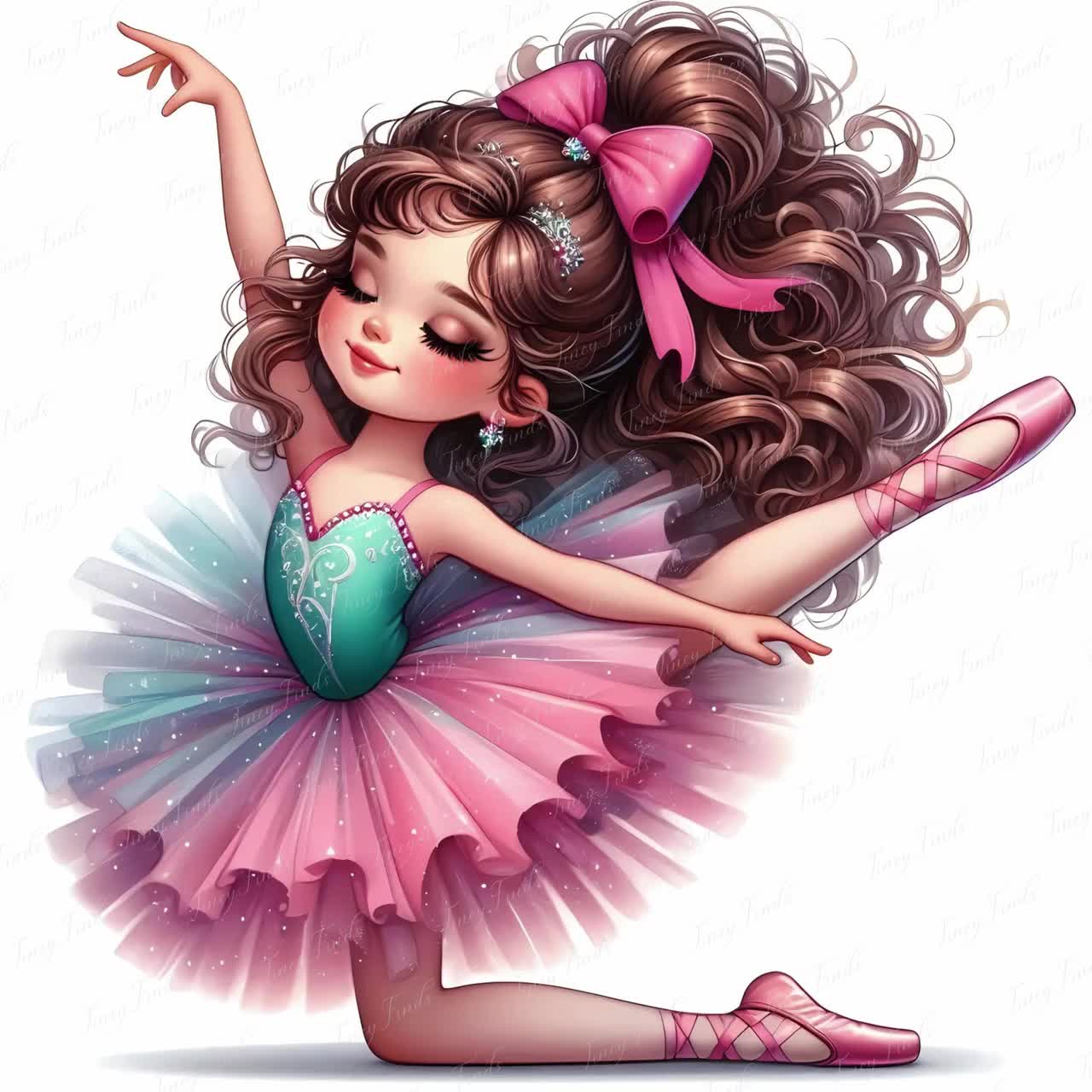 A cartoon ballerina Stock Vector Image \u0026 Art - Alamy, image size:1280x1280