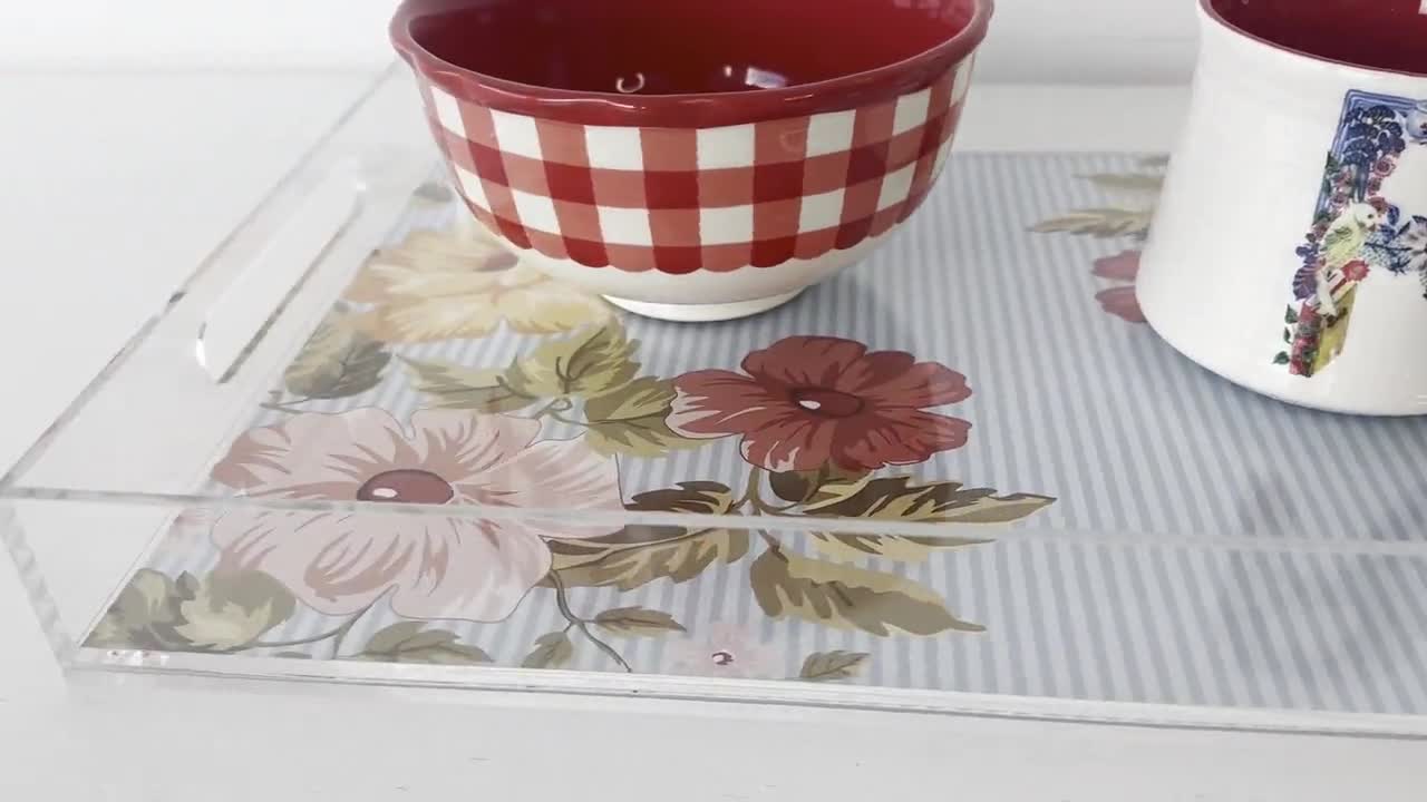 Acrylic Decorative / Serving Tray – Peppery Home