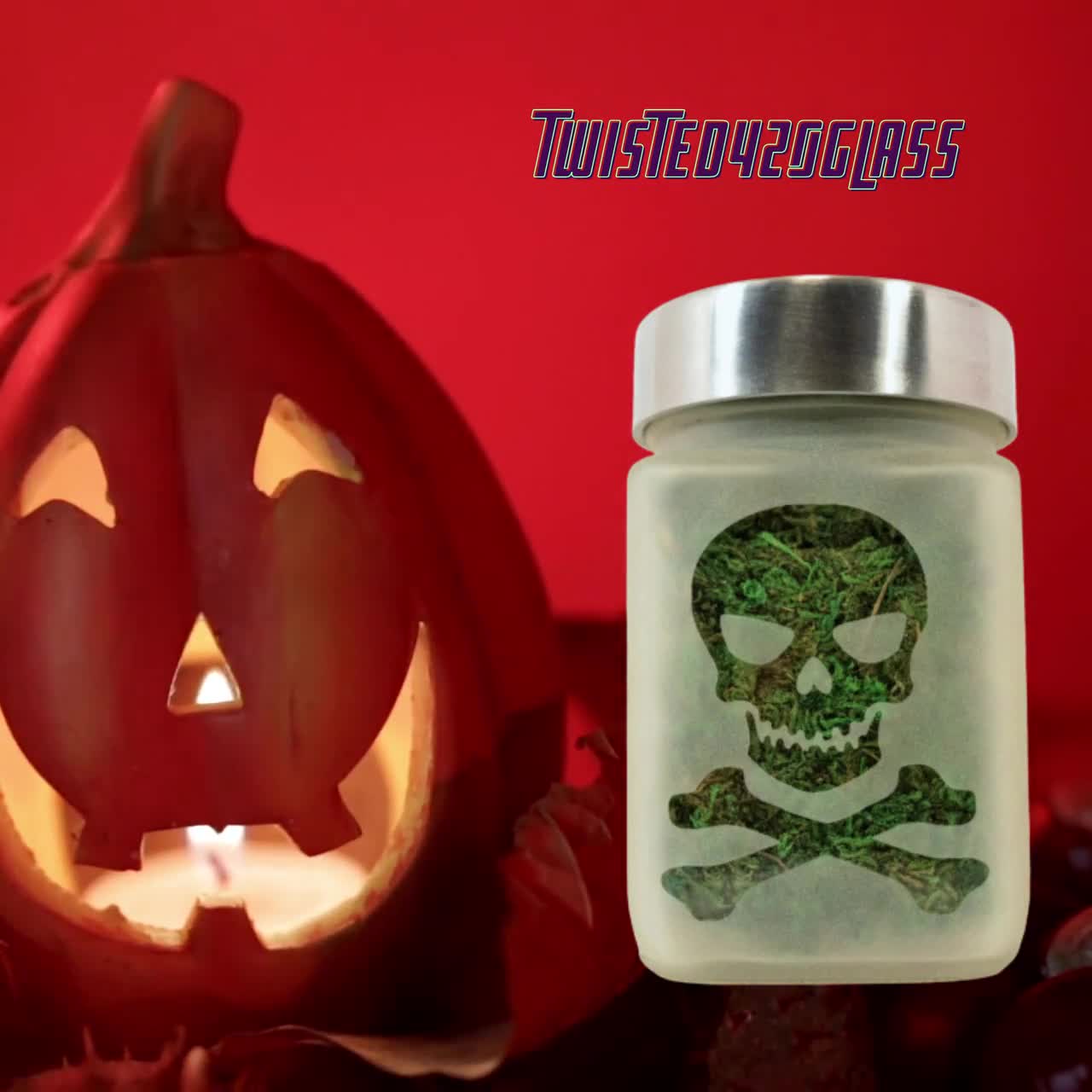  Twisted420Glass Skull Cherries Stash Jar - Weed Accessories,  Stoner Gifts & Stash Jars - Weed Gifts 420 - Ganja Gifts and Stoner  Accessories : Home & Kitchen