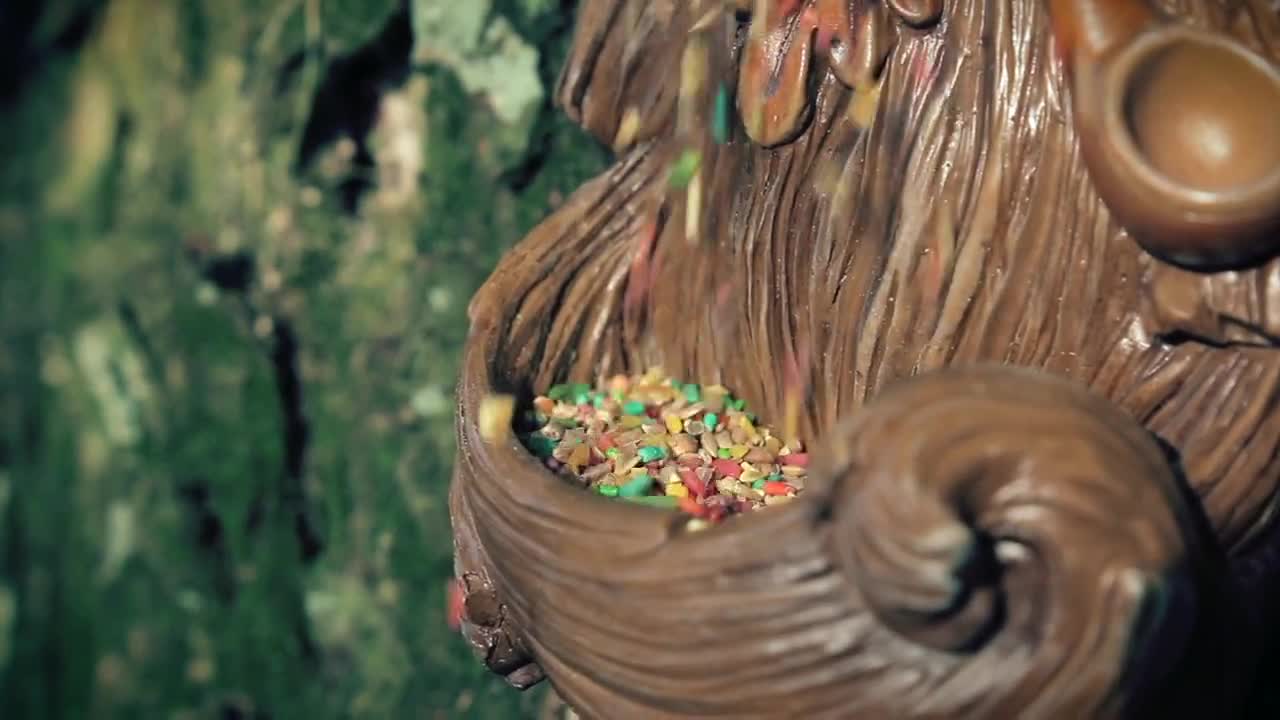 SENIURIS Vecchio volto albero per decorazioni esterne, divertente cortile unico mangiatoie per uccelli decorazione albero per Halloween o Natale (stile D