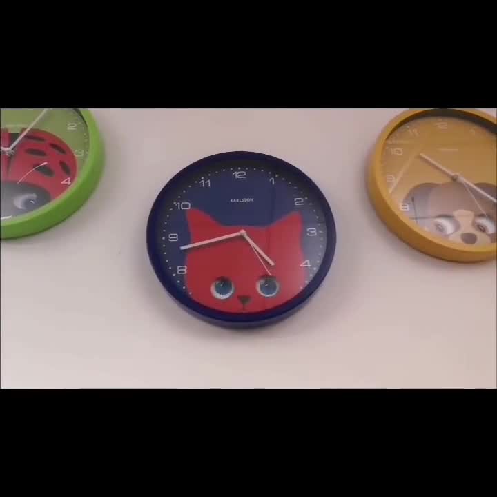 Wall Clock Peekaboo Karlsson - Etsy