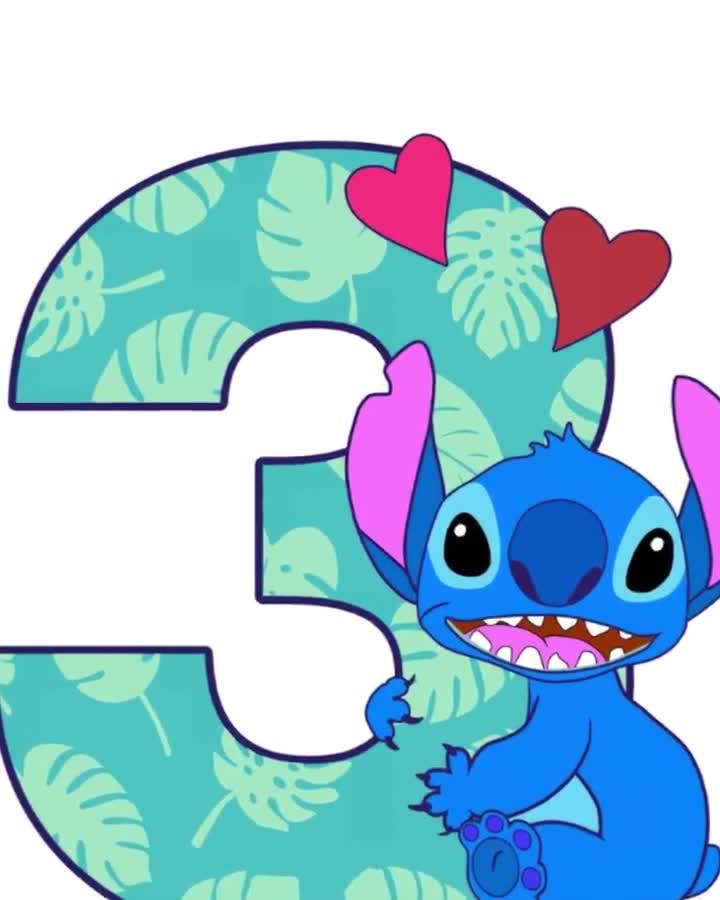 Stitch Birthday Age 9 PNG Instant Download Ready to Print for Shirt, Dress, Bag, Cup, or Cake, Banner Boy and Girl video poster