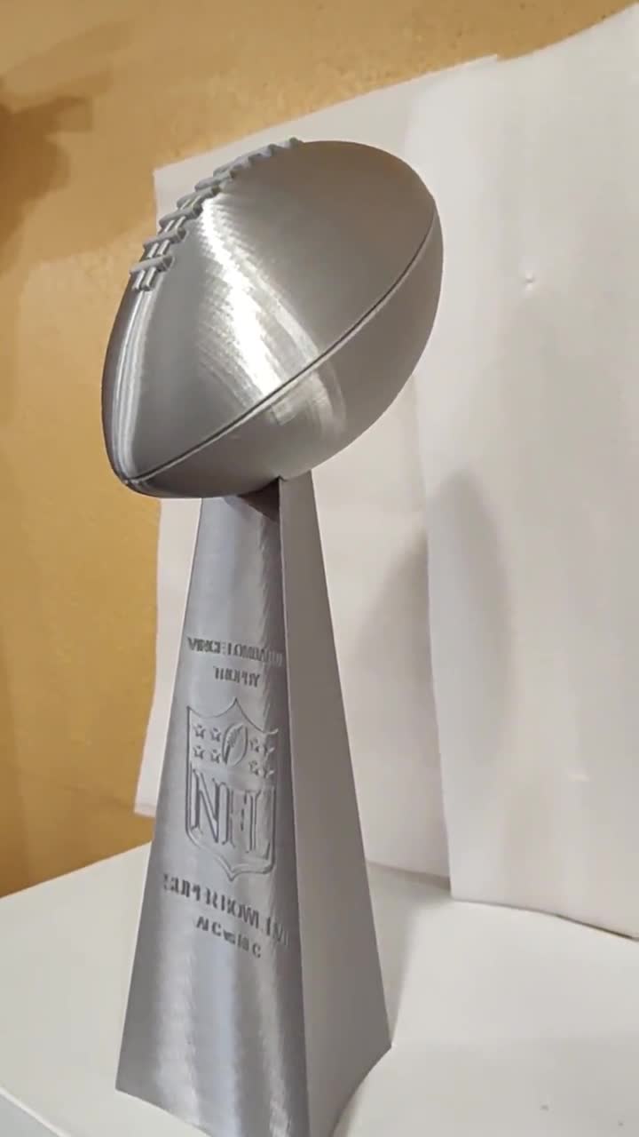 Super Bowl LVII (57) Vince Lombardi Trophy 13.5" Replica - Chiefs Vs  Eagles