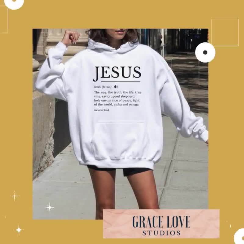 Jesus Loves You Hoodie Christian Hoodie Christian Sweatshirt Jesus