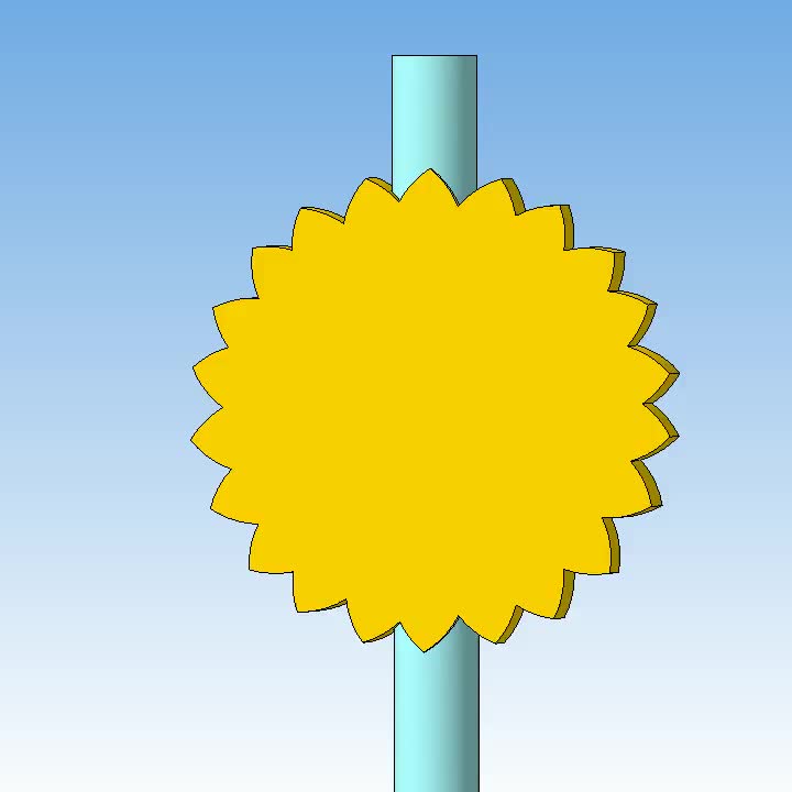 Sunflower, Strawberry Straw Toppers Stl Files for 3d print