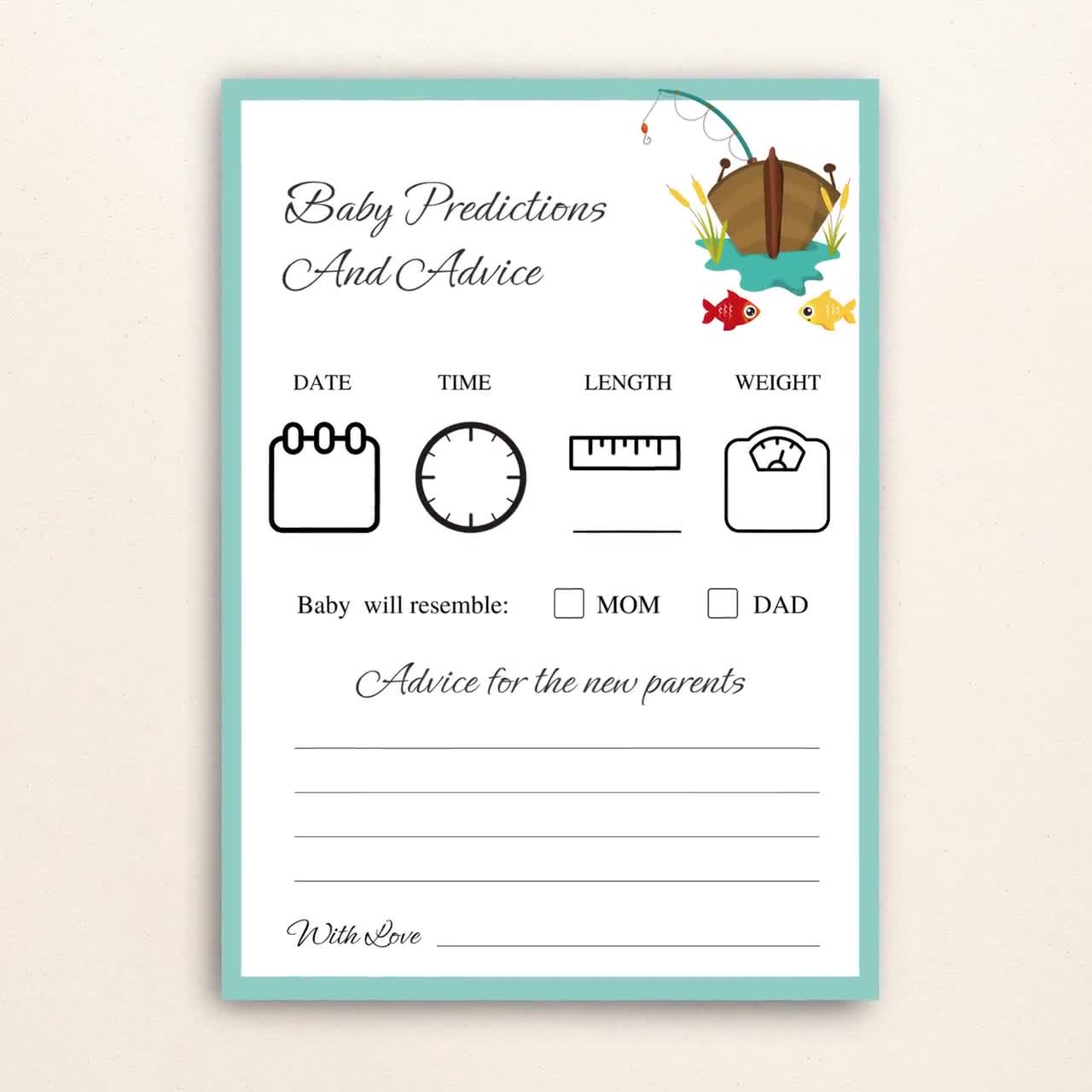 16 Printable Fishing Baby Shower Games Gone Fishing Baby Shower Game Bundle  Fish Baby Shower Were Reel Excited Baby Shower DOWNLOAD 