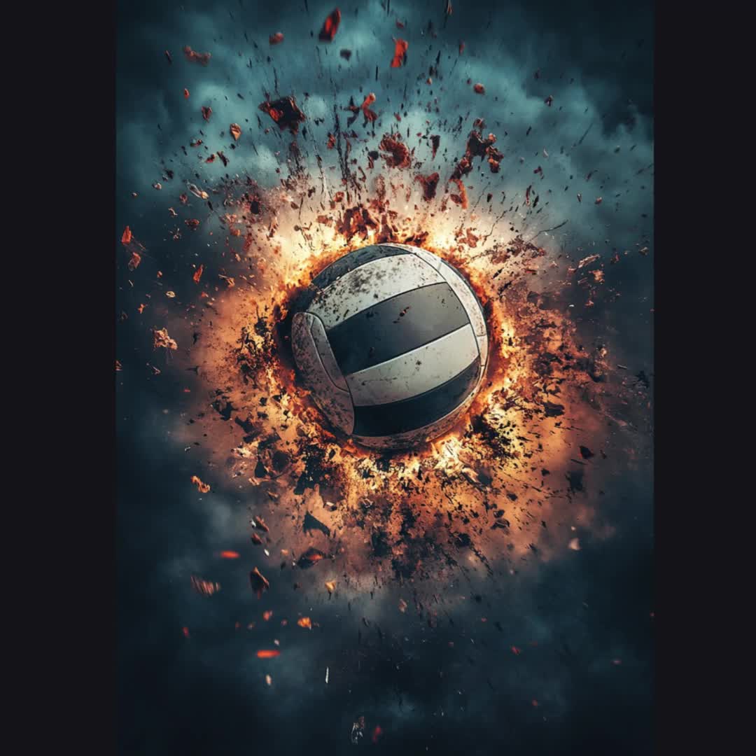 Volleyball Cinematic Photo Backgrounds: Sports Photoshop Overlays (Digital  Download)