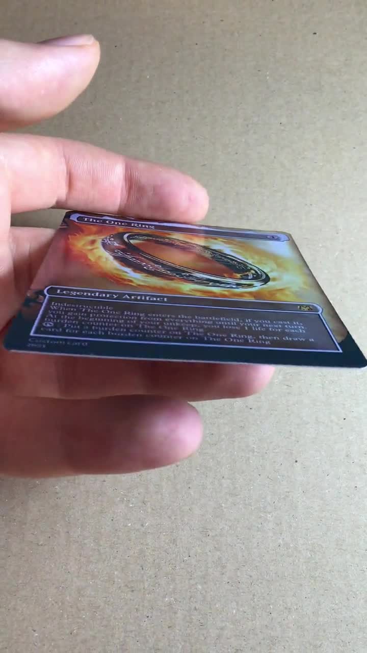 The One Ring - PROXY FOIL MTG - Etsy The One Ring - PROXY FOIL MTG - Etsy