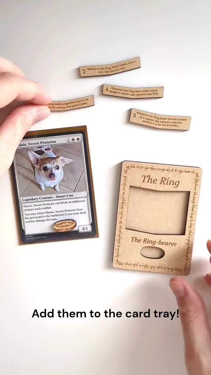 mtg the ring helper card The Ring Tempts You The Lord of the Rings: Tales Artikeldetails Collectible cards for the Trading Card Game The Ring Emblem | The