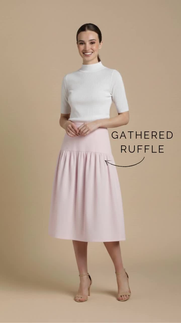 2025AW yoli Check gather skirt size2 【公式通販】
