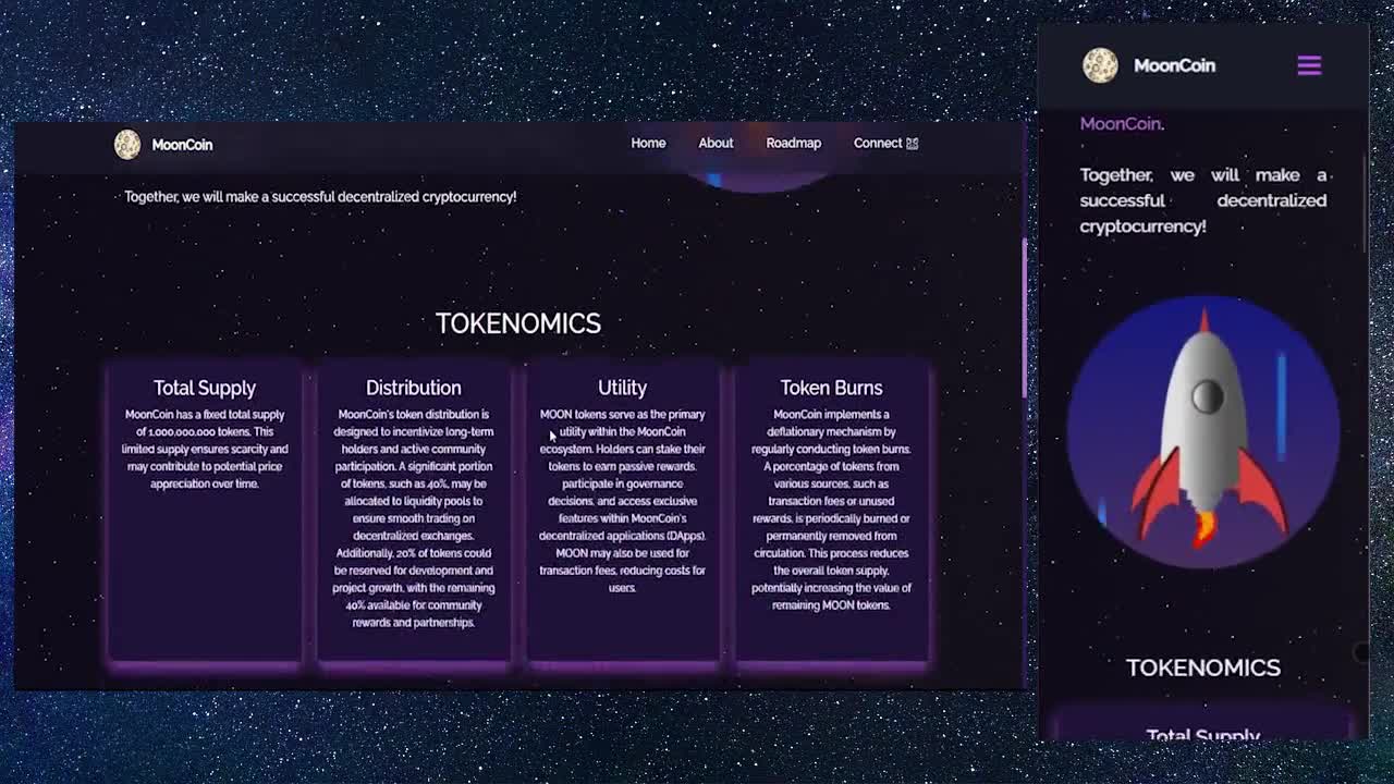Crypto Token Website Template: Lightning-Fast Landing Page (Digital  Download)