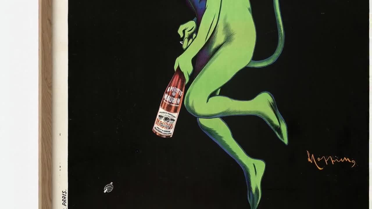 Maurin Quina Devil Art Poster: Vintage French Advertising (digital