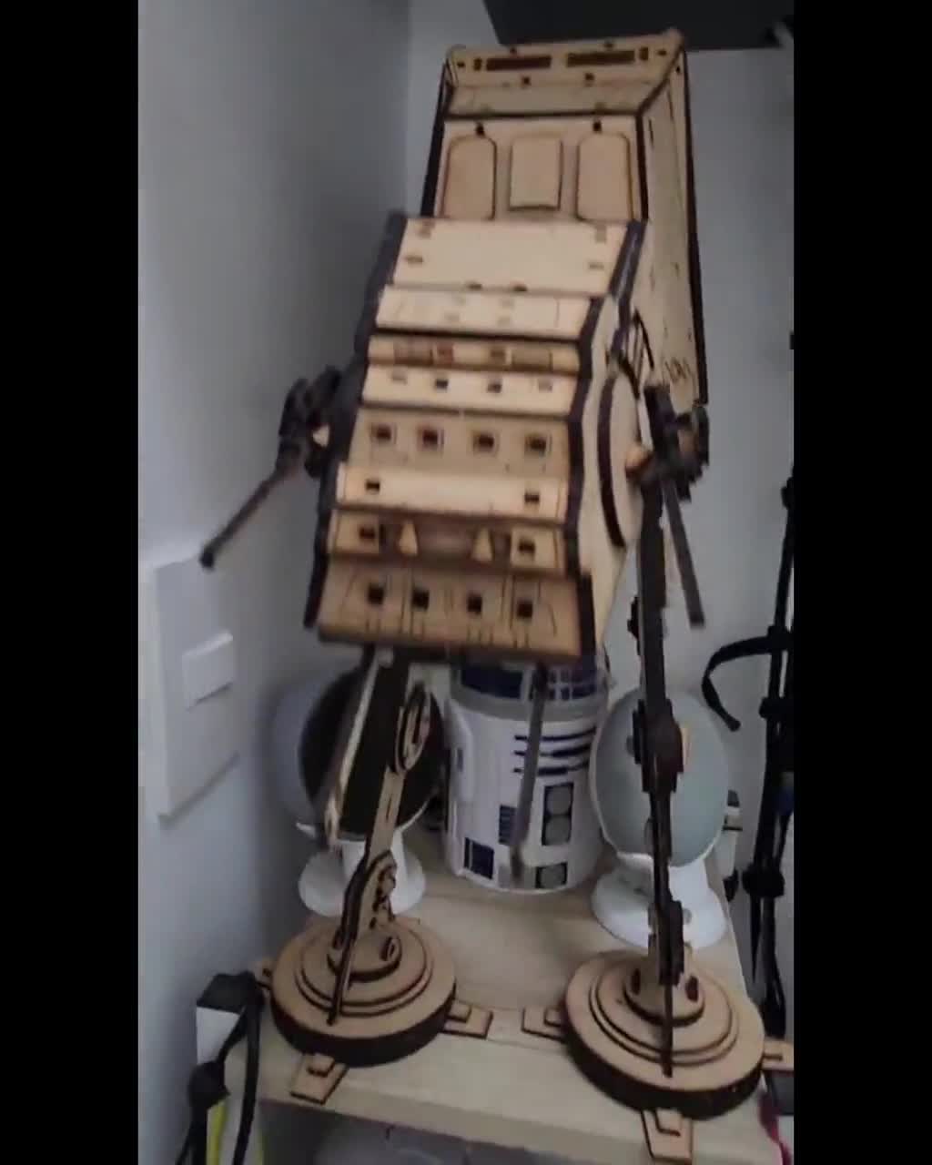 STAR WARS３セット脚置き場付き　26,000円→20,000円 AT-AT Star Wars MDF 2.5mm With Assembly Instructions - Etsy
