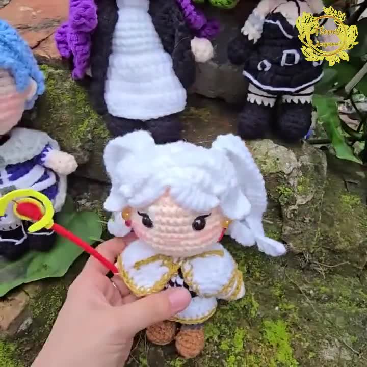 ファンメイド フリーレン キャラクターかぎ針編み人形あみぐるみ
