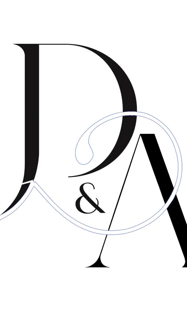 Lv initial wedding monogram logo Royalty Free Vector Image