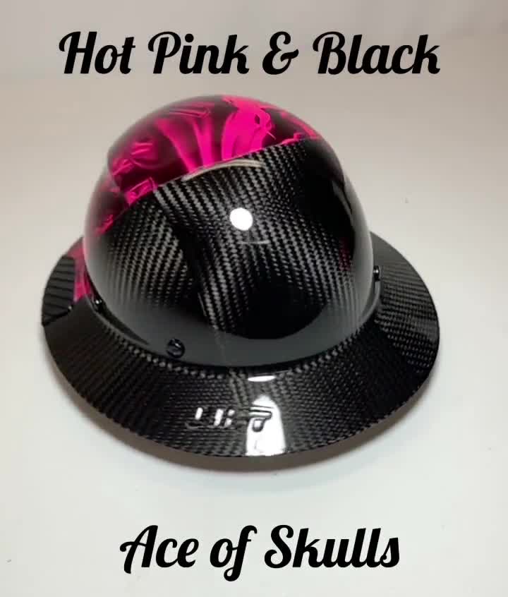 Custom Hydro Dipped Black and Hot Pink Ace of Skulls Lift