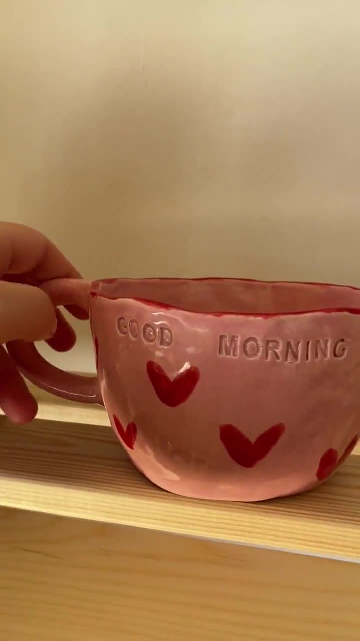 lois 🧚‍♀️ on Twitter  Heart pottery, Clay mugs, Clay