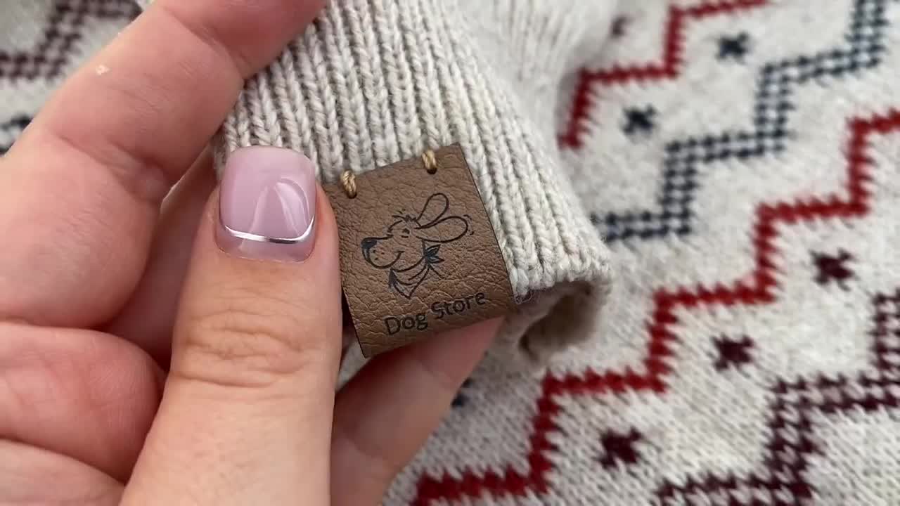 Custom Tags for Handmade Items Knitting Tag Personalized 