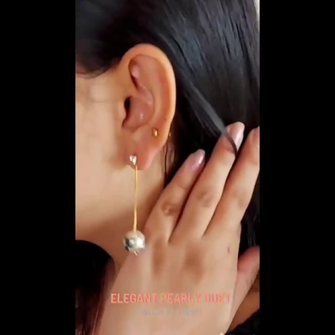 Iris Diamond Sui Dhaga Earrings| Radiant Drop Earrings | CaratLane