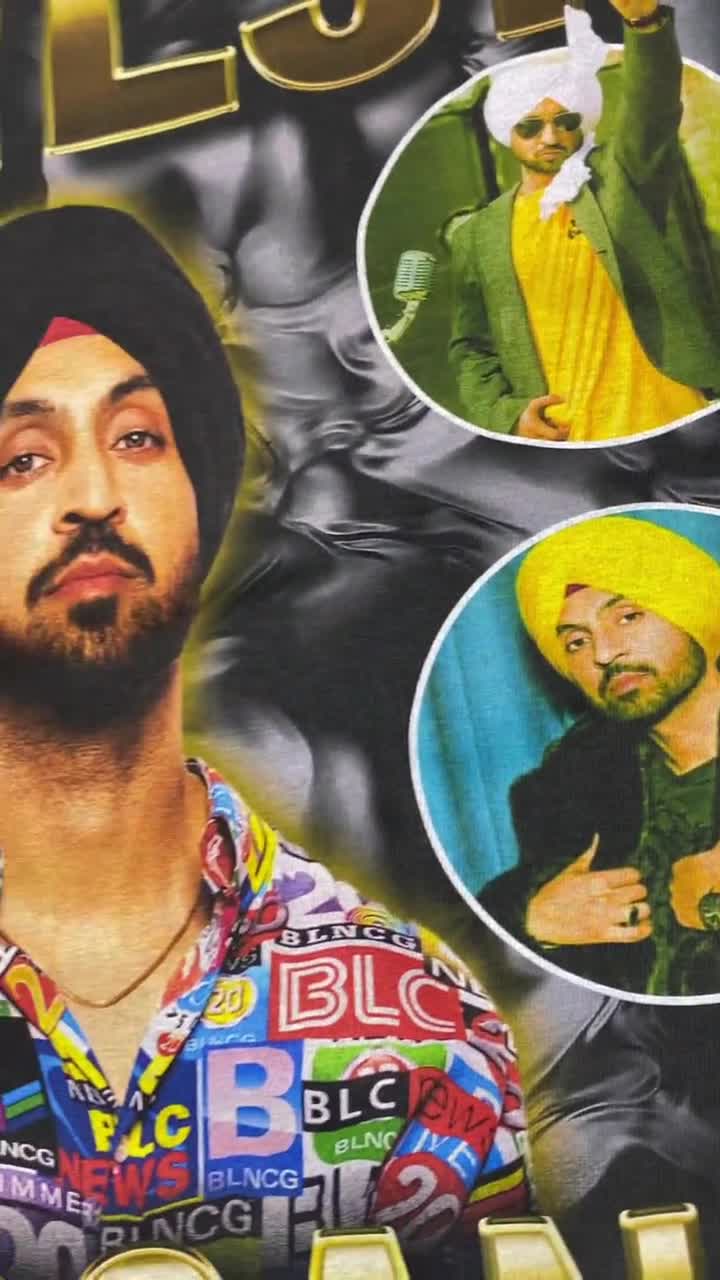 LegendaryLabz Diljit Dosanjh Goat, Clash, Vibe Teri Meri mildi AA, Born to Shine, USA Tour Punjabi Artist T-Shirt Men Women Apparel