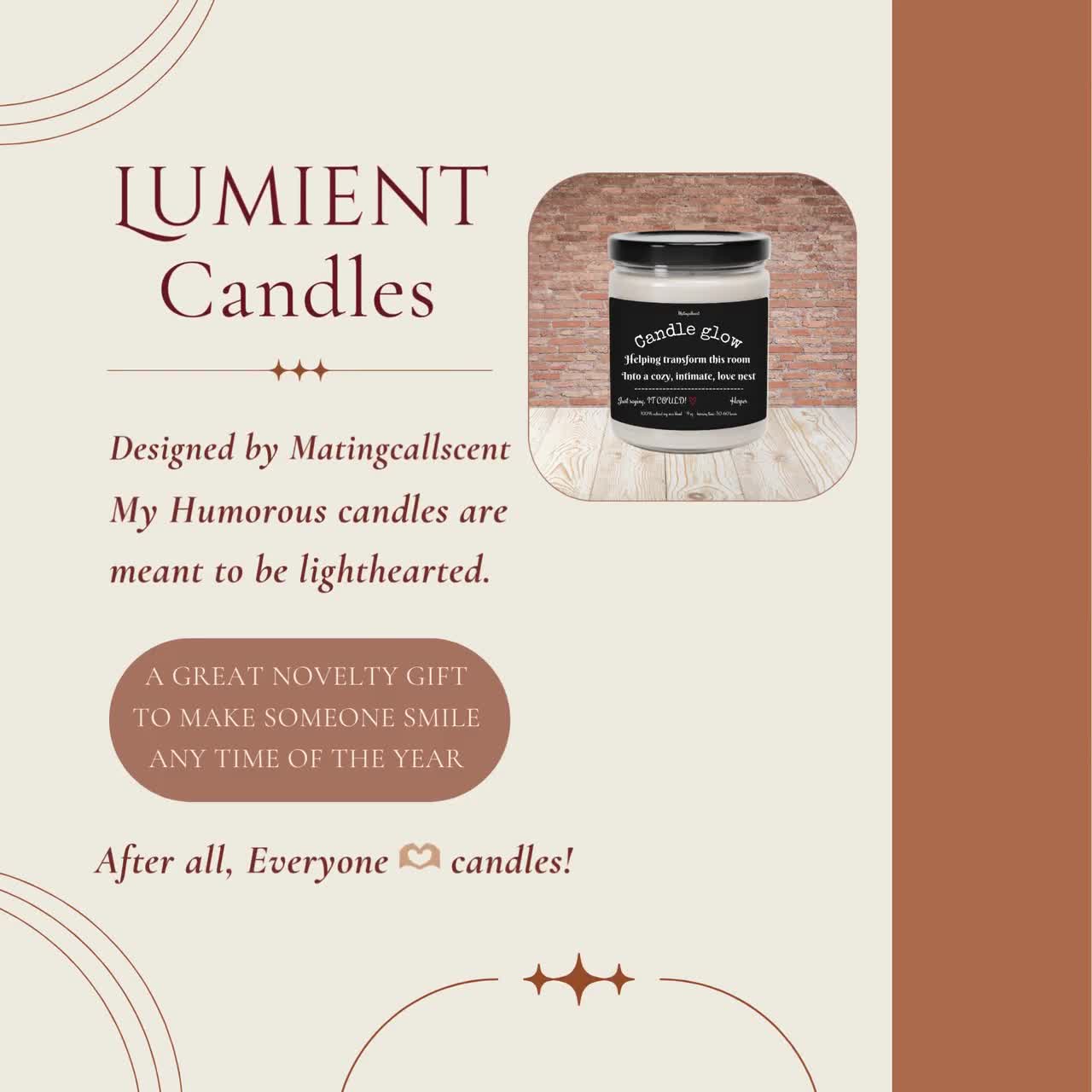 Personalized Intimate Love Nest Candle, Funny Sarcastic Gift, Unique romantic gift for him video poster