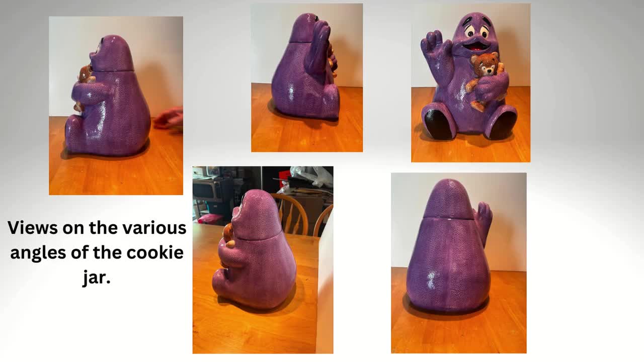 Neat Vintage Collection of the 1997 Treasure Craft Mcdonalds