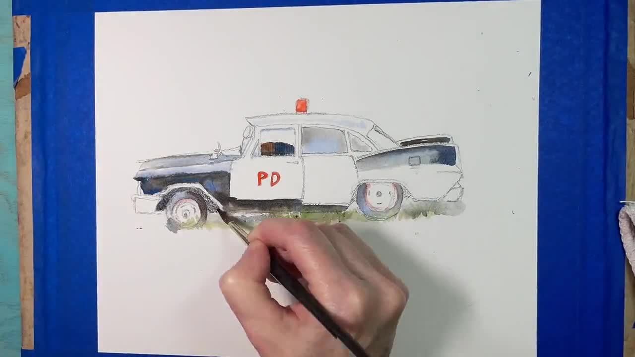 Easy step to Draw a Race Car - YouTube