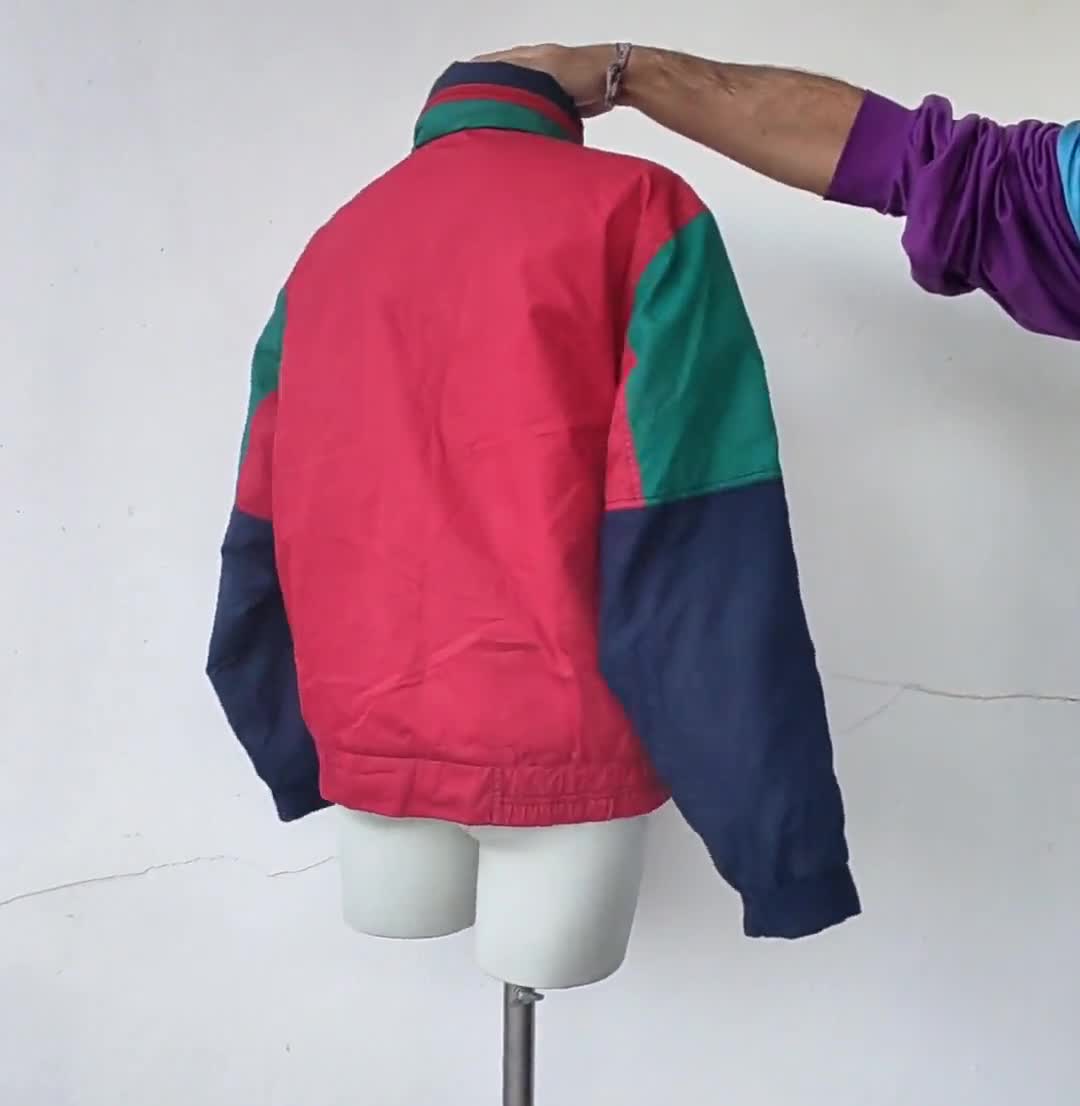 Vintage Rare Jacket Brand Road Master Winter Red blue green boys