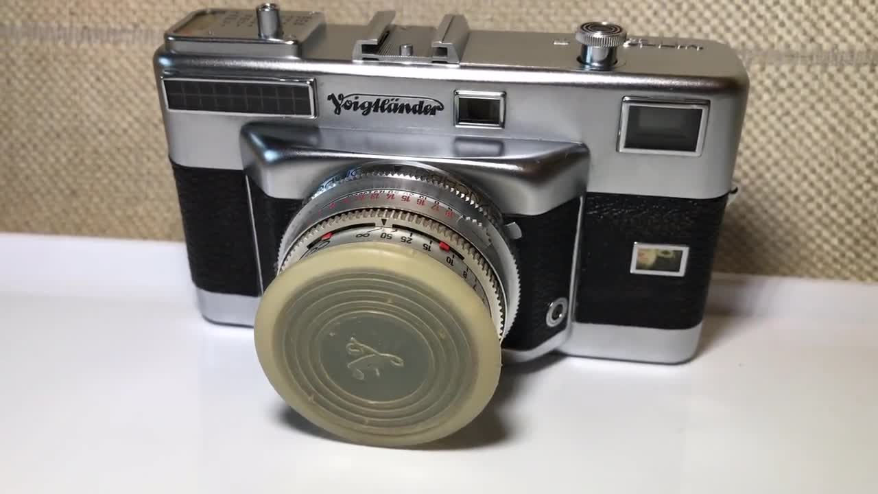 RARE, Superb Voigtlander Vitessa T With 50mm f/2.8 Color-Skopar Lens 35mm  Rangefinder Camera, Tested with Film, 1950s Made in Germany.