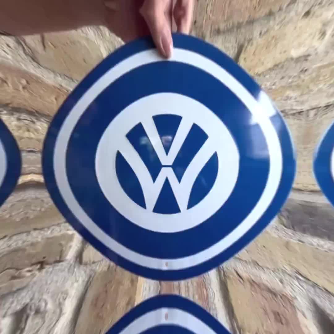 Nostalgic-art Retro Tin Sign, Ø 35 Cm, VW – Logo – Volkswagen Bus