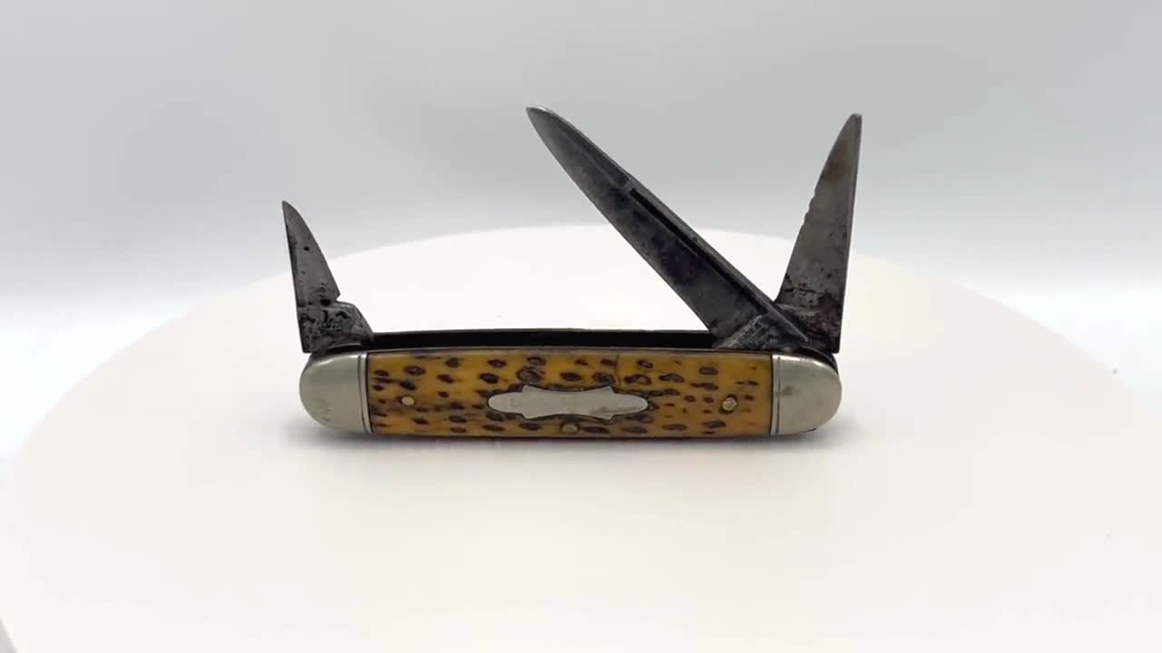 Vintage 1940s Wade & Butcher Pocketknife 3 Blade Various