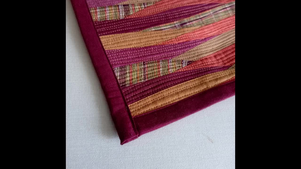 Wave Landscape Patchwork Tutorial, PDF Tutorial, Instant Download video poster